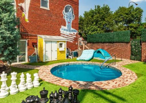 PRIVATE HEATED POOL with CITY views and GYM!